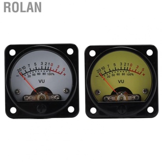 Rolan VU Panel Meter Audio VU Meter 12V  Light for Audio Recording