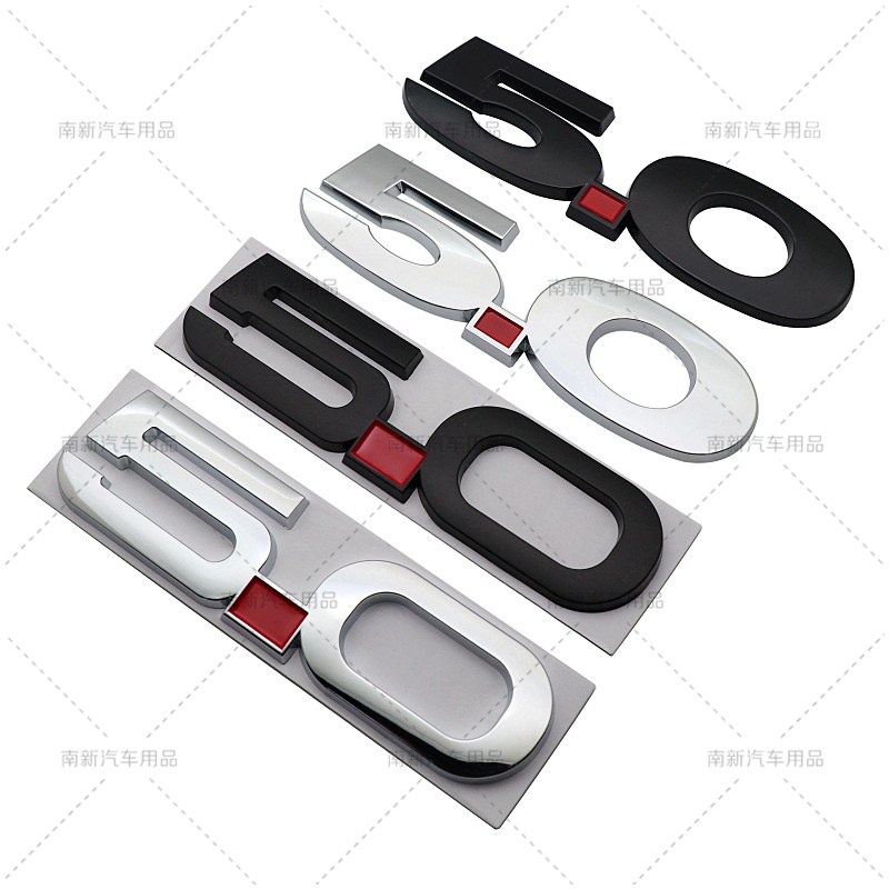 เหมาะสําหรับ Ford Mustang 5.0 Displacement Fender Side ABS โลหะไฟฟ้าดัดแปลงรถอุปกรณ์เสริม