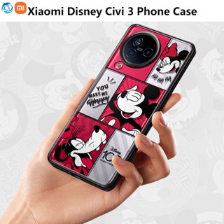 Xiaomi MI Civi 3 เคสโทรศัพท์มือถือ ลายการ์ตูนดิสนีย์ รุ่นลิมิเต็ด ครบรอบ 100 ปี สําหรับ