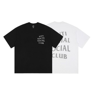 Anti-social- SOCIAL -CLUB- ASSC- เสื้อยืดแขนสั้น ผ้าฝ้ายแท้ สะท้อนแสง ลายโลโก้ 3M แฟชั่นฤดูร้อน