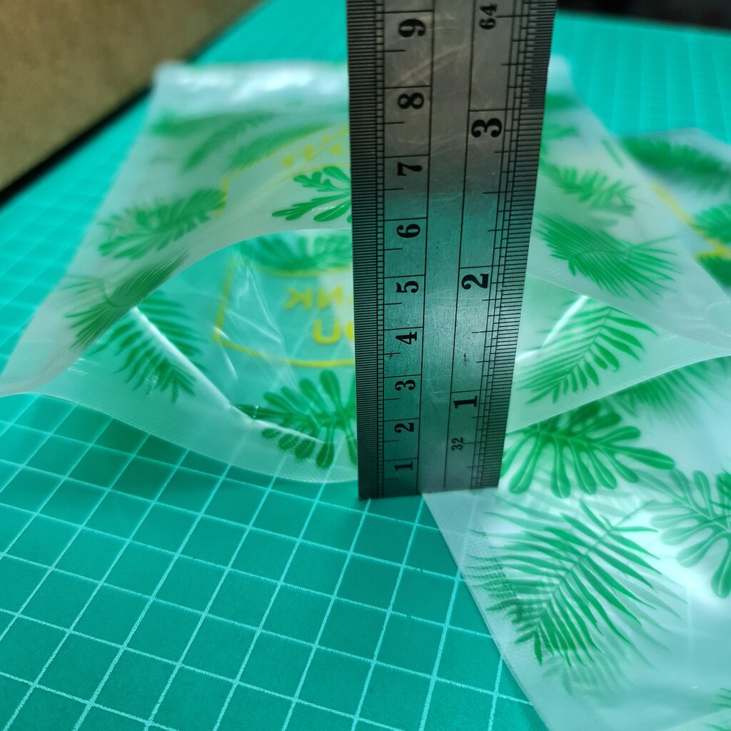 ถุงซิป หูหิ้วตั้งได้ ขุ่นใบไม้ ThankYou 15.5*23+5cm. 50ใบ พลาสติก แพ็คเกจ เบเกอรี่ j12 - รูปที่ 2