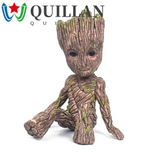 Quillan ตุ๊กตาฟิกเกอร์ Tree Man Groot ขนาด 6 ซม. ของเล่นสําหรับเด็ก