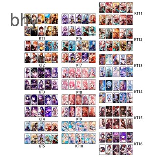 Bhy สติกเกอร์การ์ด กันน้ํา ลายการ์ตูนอนิเมะ Genshin Impact ATM Bank Debit Credit 10 ชิ้น ต่อชุด