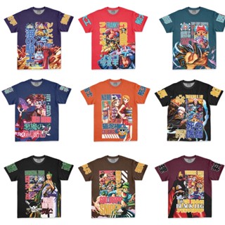 ลิง D. เสื้อยืด ลายลูฟี่ V3 One Piece Streetwear