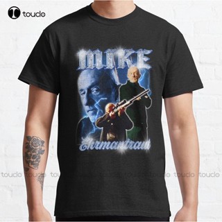 ดีมาก Mike Ehrmantraut Breaking Bad Vintage 90S Retro Bootleg Better Call Saul Classic T-Shirt Patriotic Shirts For Men