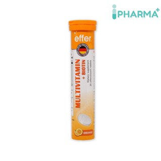 Effer  MULTIVITAMIN+BIOTIN วิตามินเม็ดฟู่ 20 เม็ด [iPha] หมดอายุ 11/23