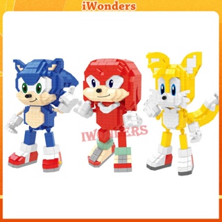 โมเดลบล็อกตัวต่อนาโน เกม The Hedgehog Miles Prower Sonic DIY ของเล่นสําหรับเด็ก