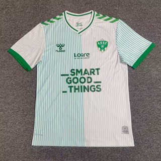 เสื้อกีฬาแขนสั้น ลายทีมฟุตบอล Saint-Etienne Away Club Jersey 23-24 แห้งเร็ว ไซซ์ S-XXL สําหรับผู้ชาย