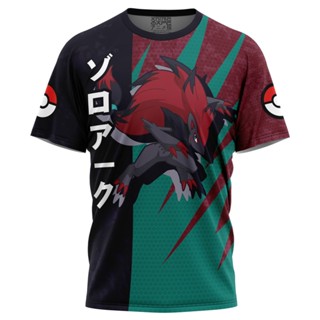 เสื้อยืด พิมพ์ลายโปเกม่อน Zoroark Attack