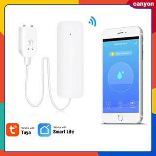 Tuya Wifi Water Leak Alarm Water Flood Detector Full Water Remote Alarm แอพพลิเคชั่นหลายสถานการณ์ แอพ Push Notification การใช้พลังงานต่ำ หุบเขาลึก