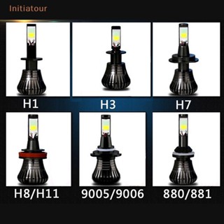 [Initiatour] หลอดไฟตัดหมอก LED 80W H1 H3 H7 H8 H9 H11 9005 880 สีขาว เหลือง 2 ชิ้น