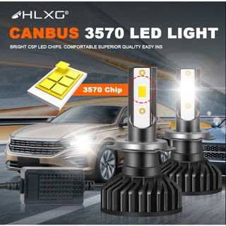 【คุณภาพสูง】หลอดไฟตัดหมอกเทอร์โบ H7 Led H4 H1 H11 HB4 HB3 9005 9006 12V 6000K 4300K HLXG สําหรับรถยนต์ รถจักรยานยนต์