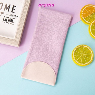 Aroma กระเป๋าใส่แว่นตา หนัง PU แบบพกพา สําหรับนักเรียน