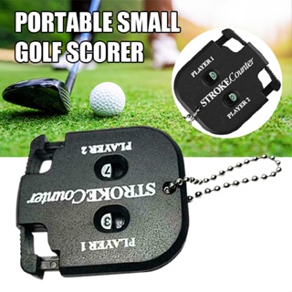 New 1pc Portable Small Golf Scorer Counter Stroke Shot Putt Black plastic Score