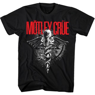 ดร. เสื้อยืด พิมพ์ลาย Feelgood Caduceus Motley Crue