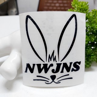 NWJNS BUNNY 1 l Decal Vinyl l WATERPROOF