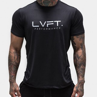 Lvft เสื้อยืดแขนสั้น ระบายอากาศ สําหรับผู้ชาย ใส่เข้ายิม เทรนนิ่ง