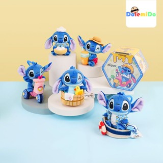 Disney ของแท้ จี้ตุ๊กตา Stitch Mystery Box Stitch ผ้ากํามะหยี่ขนนิ่ม ของขวัญวันเกิด สําหรับเพื่อน แฟนสาว * &amp;--