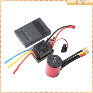 [Lslhj] ชุดมอเตอร์ไร้เซนเซอร์ กันน้ํา 60A ESC สําหรับรถบรรทุกบังคับ S3650