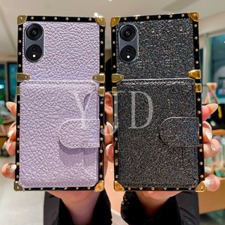 Yjd เคสโทรศัพท์หนัง กันกระแทก ขอบตรง สําหรับ OPPO Reno8 T