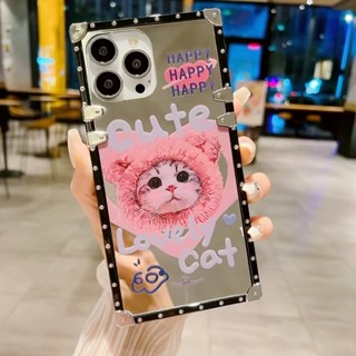 เคสโทรศัพท์มือถือ ทรงสี่เหลี่ยม ลายคิตตี้ หรูหรา สําหรับ Redmi 10 10Prime 10C Redmi10A A1+ A1 9C 8A 7A 9A 7A MI Xiaomi Redmi 6A