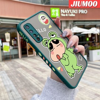 เคสมือถือ แบบใส ขอบสี่เหลี่ยม ลายการ์ตูนชินจัง กันกระแทก สําหรับ Realme 7 4G Narzo 20 Pro