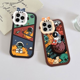 Realme Narzo 50 ออปโป้ สำหรับ Case Cartoon Flying Astronaut เคส เคสโทรศัพท์ เคสมือถือ Full Back Cover Soft Silicone Cases Shockproof Casing Protective Shell