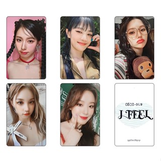 โปสการ์ดโลโม่ I-DLE Album I FEEL GIDLE WM MS สําหรับเก็บสะสม 5 ชิ้น ต่อชุด