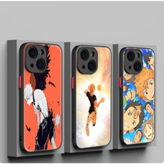 เคสโทรศัพท์มือถือแบบนิ่ม ลายอะนิเมะวอลเลย์บอล Haikyuu Attacks 233YPJ สําหรับ iPhone SE SE2 SE3 7 8 Plus XR XS Max 11 Pro Max