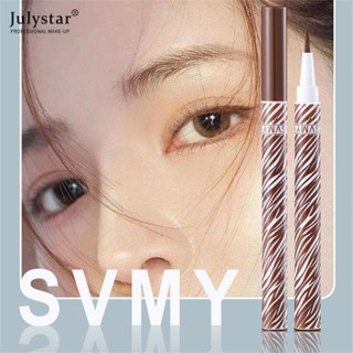 JULYSTAR 2colors Extra Fine Liquid Eyeliner Slim Long Lasting Waterproof Eye Makeup