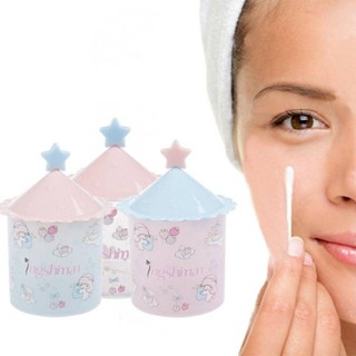 กล่องใส่คัตตอนบัต กล่องใส่สำลีแผ่นกลม  Little Twin Stars กล่องใส่สำลีสแตนเลส/อับสำลี ( Cotton Container )