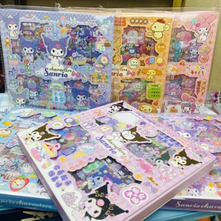 สติกเกอร์ ลายการ์ตูน Sanrio Kulomi Melody แบบสร้างสรรค์ สําหรับตกแต่งสมุดทํามือ จํานวน 32 แผ่น