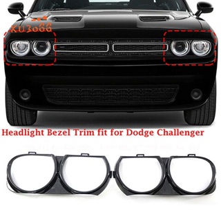 กรอบไฟหน้า สําหรับ Dodge Challenger 2015-2021 68259053Ab 68259052Ab