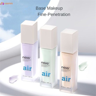 Novo Isolation Cream Invisible Pore Waterproof Oil Control Powder No Card Moisturizing Uniform Skin Colour Makeup Front Milk Student Party Beauty Cosmetics veemm