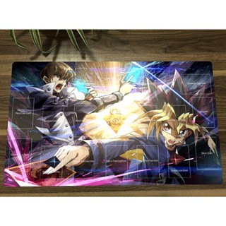 Yu-gi-oh! Duel Monsters Duel Playmat Kaiba Seto &amp; Mutou Yuugi CCG TCG แผ่นรองเมาส์ และแผ่นรองเมาส์