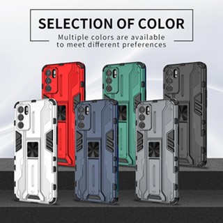 2-in-1 เคสโทรศัพท์ เกราะแม่เหล็ก กันลื่น พร้อมขาตั้ง สําหรับ Xiaomi 11T Pro Mi 11 Pro 11 Lite 11 Ultra 10T Pro 10 5G Mix 4