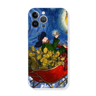 เคสโทรศัพท์มือถือ แบบนิ่ม ลาย Van Gogh สําหรับ iPhone 14 Pro Max 13pro 6 7 Plus X Xr XMax 12 11 Promax