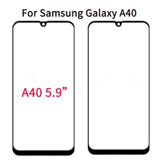 แผงหน้าจอสัมผัส LCD ด้านนอก พร้อมกาว OCA SM-A405FN 2019 คุณภาพสูง สําหรับ Samsung Galaxy A40