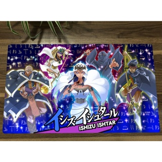 Yu-gi-oh! แผ่นรองเมาส์เล่นเกม Playmat Ishizu Ishtar TCG CCG แบบกําหนดเอง