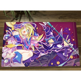 Yu-gi-oh! Duel Monsters Playmat Dark Magician Girl CCG TCG แผ่นรองเมาส์ สําหรับเล่นเกม