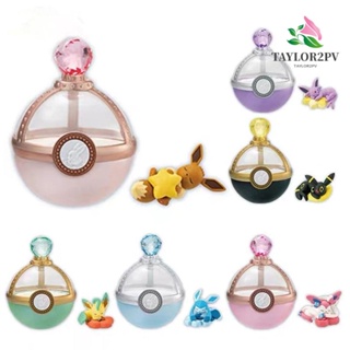 TAYLOR2PV โมเดลฟิกเกอร์ Pokemon Eevee Family ของเล่นสําหรับเด็ก