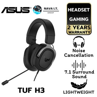 COINSคืน15%⚡FB9JMZV6⚡ ASUS TUF GAMING H3 WIRELESS HEADSET (FEATURES A 2.4 GHZ , 7.1 SURROUND SOUND, USB-C) รับประกัน 2ปี