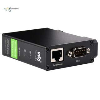 Waveshare โมดูลเซิร์ฟเวอร์ DIN-Rail Serial RS232 485 422 เป็น RJ45 Ethernet TCP IP เป็น Serial