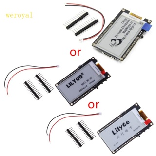 Weroyal T5 V2 3 WiFi โมดูลไร้สาย ESP32 หน้าจอหมึก บอร์ดพัฒนาชิ้นส่วนอิเล็กทรอนิกส์ บอร์ดพัฒนาจอแสดงผล