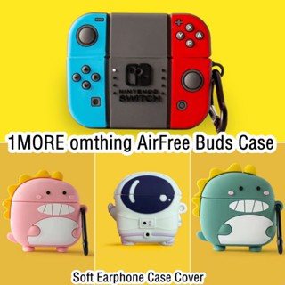 พร้อมส่ง!  เคสหูฟัง แบบนิ่ม ลายการ์ตูน สําหรับ 1More Omthing AirFree Buds 1More Omthing AirFree EO009