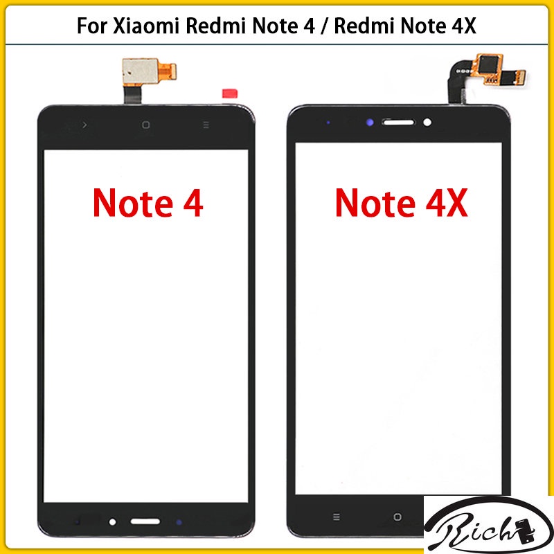 ใหม่ แผงเซนเซอร์หน้าจอสัมผัสดิจิทัล LCD แบบเปลี่ยน สําหรับ Xiaomi Redmi Note4 Note 4X Redmi Note 4