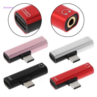 Doublebuy อะแดปเตอร์แปลงสายชาร์จหูฟัง Type C เป็น 3 5 มม. USB C Aux