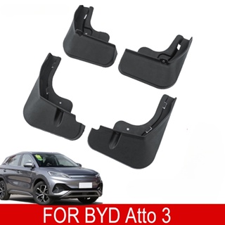 บังโคลนหน้า หลัง อุปกรณ์เสริม สําหรับรถยนต์ BYD Atto 3 EV 2022 2023 4 ชิ้น