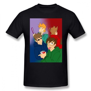 Eddsworld เสื้อยืดแขนสั้น ผ้าฝ้าย พิมพ์ลาย The Eddsworld 4 100 พลัสไซซ์ ไซซ์ XS-4XL-5XL-6XL สําหรับผู้ชาย