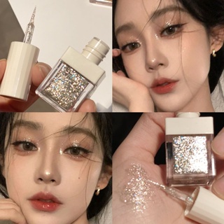 [พร้อมส่ง] อายแชโดว์ เนื้อลิขวิด กลิตเตอร์ เลื่อม แวววาว แวววาว แวววาว ประกายมุก สําหรับแต่งหน้า Galaxy Lying S